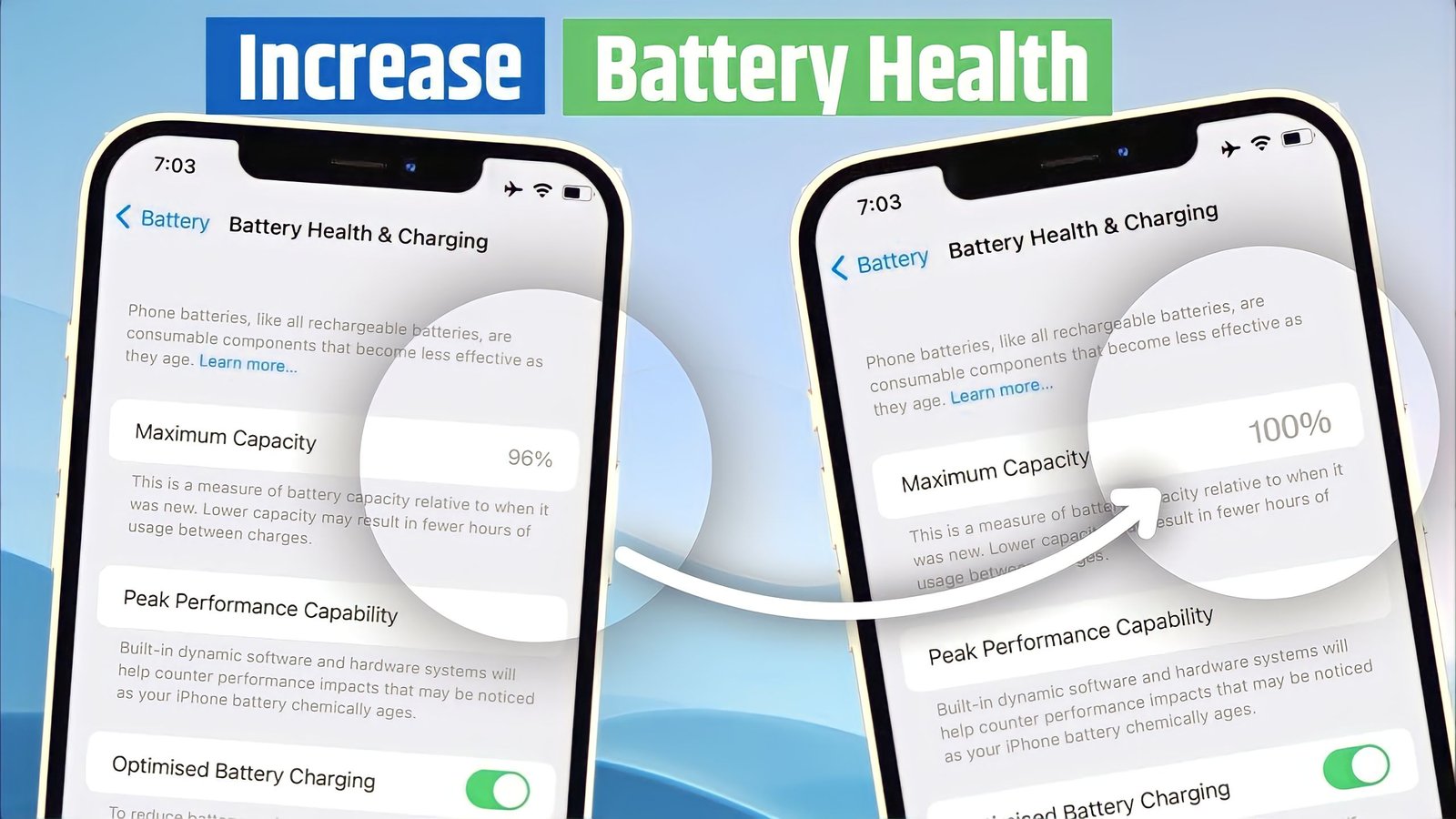 increase iphone battery health